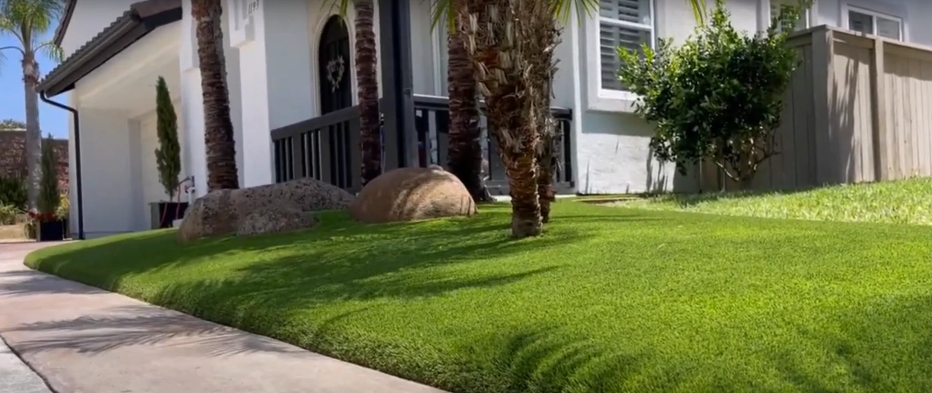 villa artificial turf 